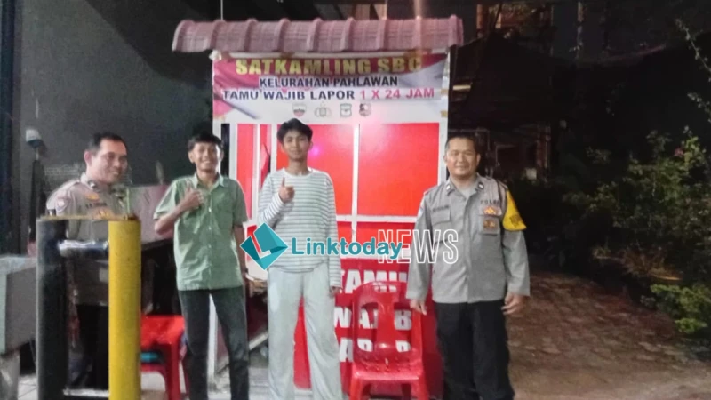 Polsek Siantar Timur Laksanakan SALING di Pos Satkamling SBC, Himbau Kamtibmas